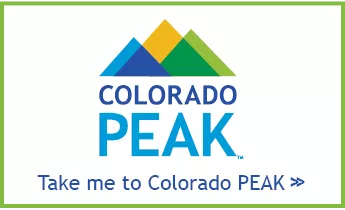 Colorado Peak logo with link to PEAK