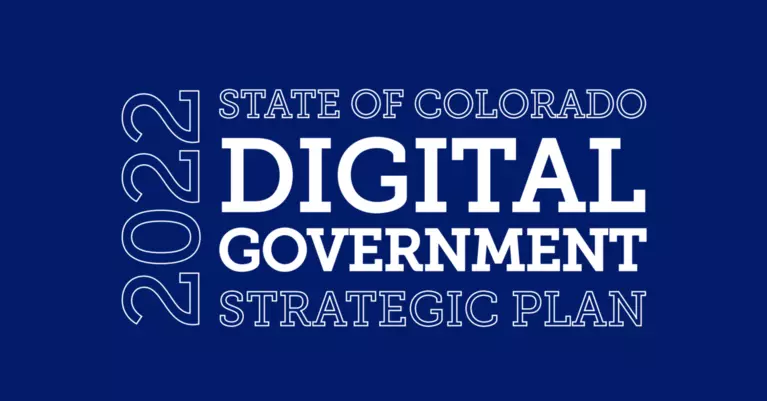 2022 Colorado Digital Government Strategic Plan